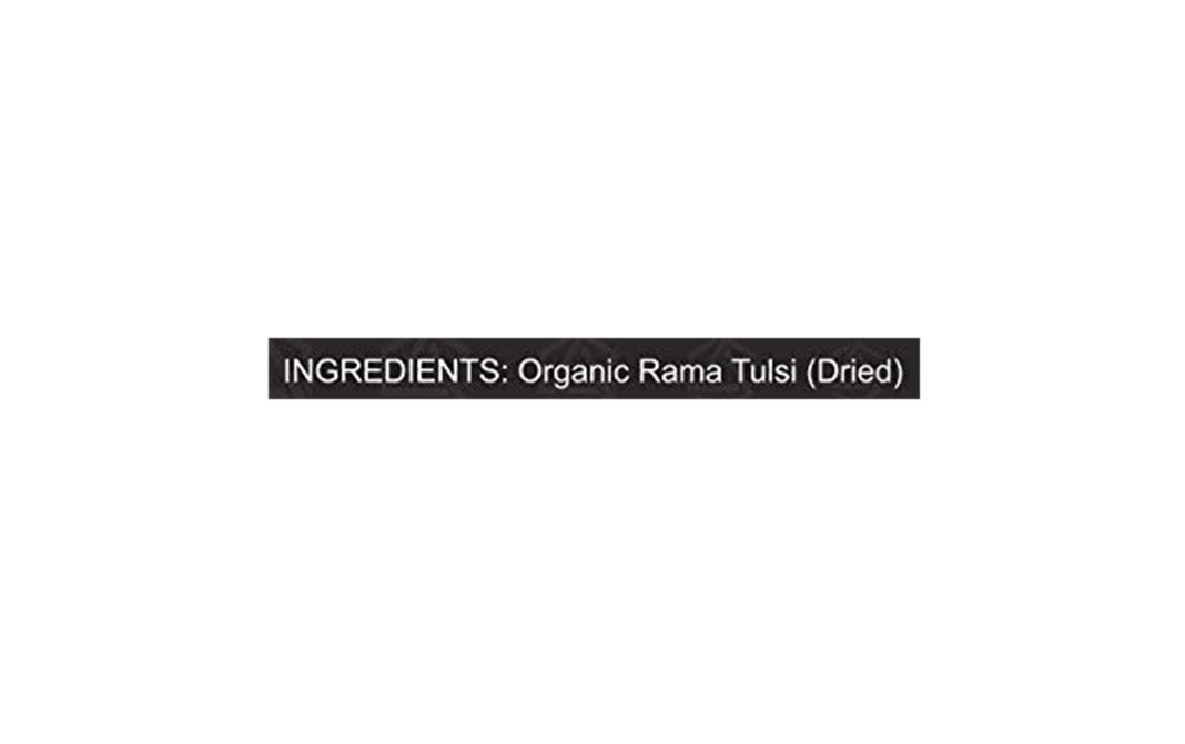 Elixings Organic Rama Tulsi Ocimum Tenuiflorum Loose Leaf Cut   Box  114 grams